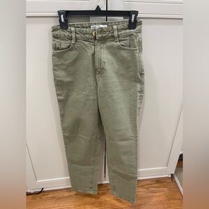 Zara Olive Green Jeans